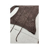 Brown Crochet Knit V-Neck Sweater