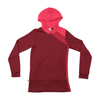 Sweatshirt com capuz Comprida Adidas Climalite Bicolor com Três riscas