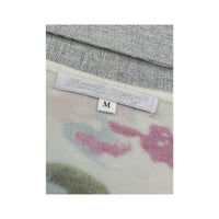 Floral Rib Knit V-Neck Button Cardigan Sweater