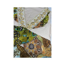 Embellished V-Neck Patchwork Sleeveless Tunic Top