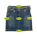 Dreamstar Belted High Rise Denim Shorts Jeans
