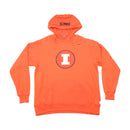 Sweatshirt com capuz Nike Team Illinois com logótipo Bordado