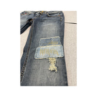Phard Distressed Patchwork Denim Jeans