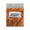 Blusa Pimkie laranja de Manga de Sino às riscas