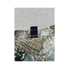 Classic Fashion Blue & Brown Abstract Print Snap Button Shirt