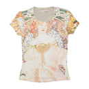 T-shirt Miss Sixty Luxury com estampado Art Nouveau e Lantejoulas