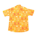 Angelo Litrico Vintage Geometric Print Cotton Button Up Shirt