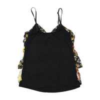 Italian Patchwork Floral Tiered Tank Top