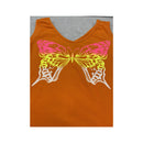 Fishbone Butterfly Graphic Cotton Tank Top