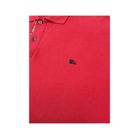Polo Burberry em algodão com Acabamento Nova Check