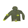 Nike Olive Green Cotton Blend Pullover Fleece Hoodie