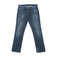 Rifle Faded Blue Cotton Straight Leg Jeans