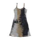Andreana Floral Mesh Tie Dye Slip Dress