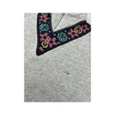 Lotto Floral Trim Quarter Zip Fleece