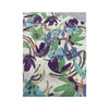 SISLEY Abstract Floral Wrap Mini Skirt