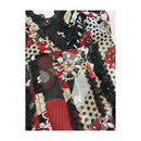 Floral & Polka Dot Lace-Trim Mesh Camisole Top