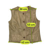 Finchley Fifth Avenue Vintage Leather Button Front Vest