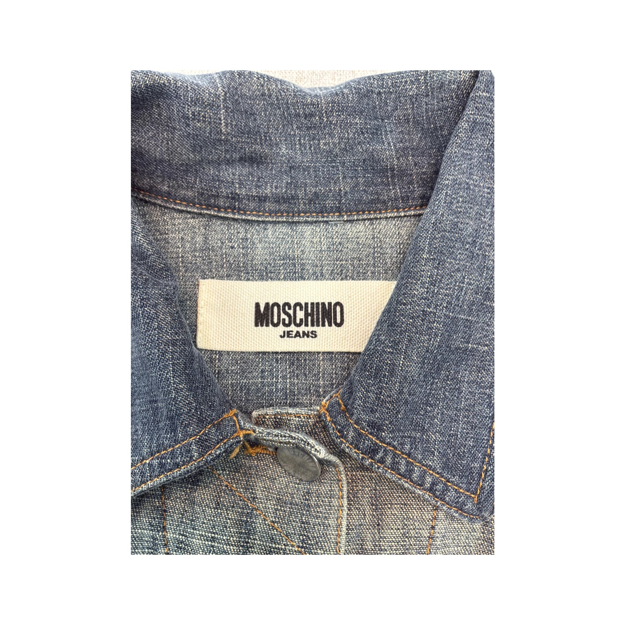 Moschino Jeans Floral Print Denim Jacket