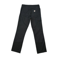 Carhartt Black Straight Leg Stretch Cotton Work Pants