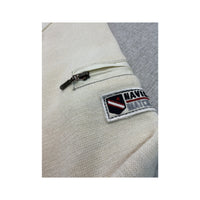 Navigare Vintage New Wool Full Zip Mock Neck Knit Sweater