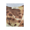 T-shirt Mad People Italia com decote em V Profundo e estampado de Leopardo