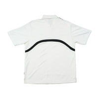 Nike Vintage White Contrast Panel Zip Polo Shirt