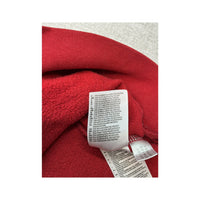 Camisola de gola Redonda adidas vintage vermelha em Mistura de algodão com Três riscas