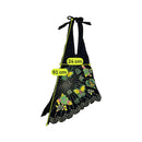 Diva Queen Butterfly Rhinestone Halter Handkerchief Dress