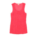Select Womann Rosette Mesh Tank Top
