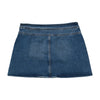 United Colors of Benetton Pleated Cotton Denim Mini Skirt