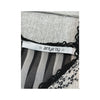 Aniye By Black and White Mixed Print Lace Trim Slip Dress