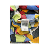 United Colors of Benetton Multicolor Geometric Print Short Sleeve Button Up Shirt