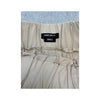 Miss Sixty Beige Cotton Pleated Mini Skirt