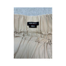Miss Sixty Beige Cotton Pleated Mini Skirt