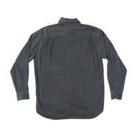 Kolby Gray Cotton Corduroy Button Up Shirt