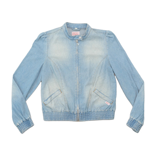 Buffalo Faded Denim Bomber Jacket