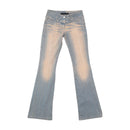 Americo Tavar Striped Flared Jeans