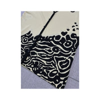 Jei Lo Abstract Animal Print Long Sleeve Button-Up Shirt