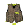 Vintage Floral Brocade Vest Style Jacket