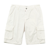 Fred Mello Cotton Stretch Beige Cargo Shorts