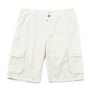 Fred Mello Cotton Stretch Beige Cargo Shorts