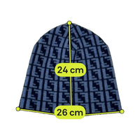 Fendi Zucca Monogram Knit Beanie (Foto Etiquetas?)