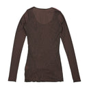 Pink and Brown Dress Top