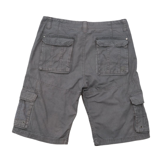 Utility Paneled Cotton Cargo Shorts