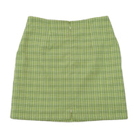 Street One Green Plaid Mini Skirt