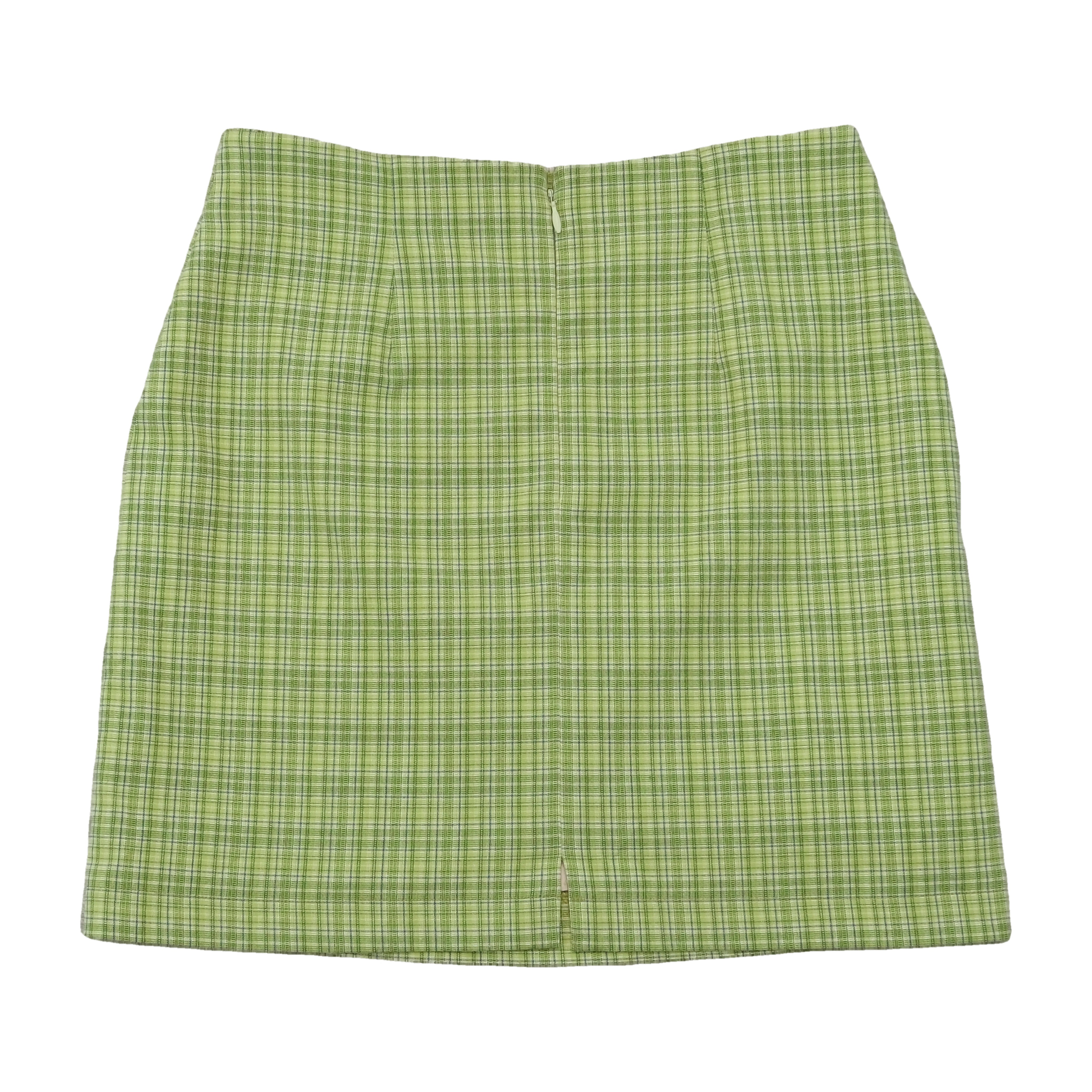 Street One Green Plaid Mini Skirt