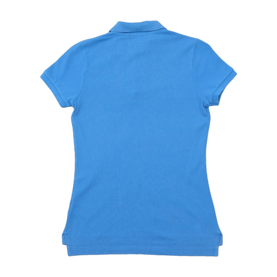 Ralph Lauren The Skinny Polo Blue Piqué Cotton Polo Shirt