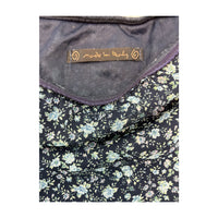 Marie Méro Floral High-Low Ruffle Hem Midi Skirt