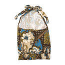 Top de alças Halter Franzido com estampado Paisley floral