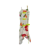 Floral Print Strappy Asymmetrical Hem Jumpsuit